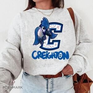 Creighton Bluejays Mascot Style Football Ncaa Sweaters Grey 90S